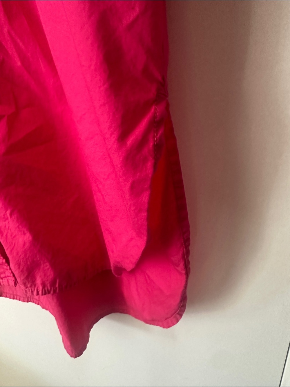 Anthropologie Maeve “The Bennett” Relaxed Button-Up Shirt – Hot Pink – Women’s S - Picture 7 of 9